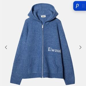 Elwood knit zip up sweater